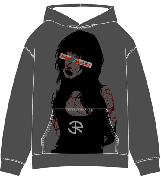 Shattered Vision Dark Grey Hoodie COLLECTION 2